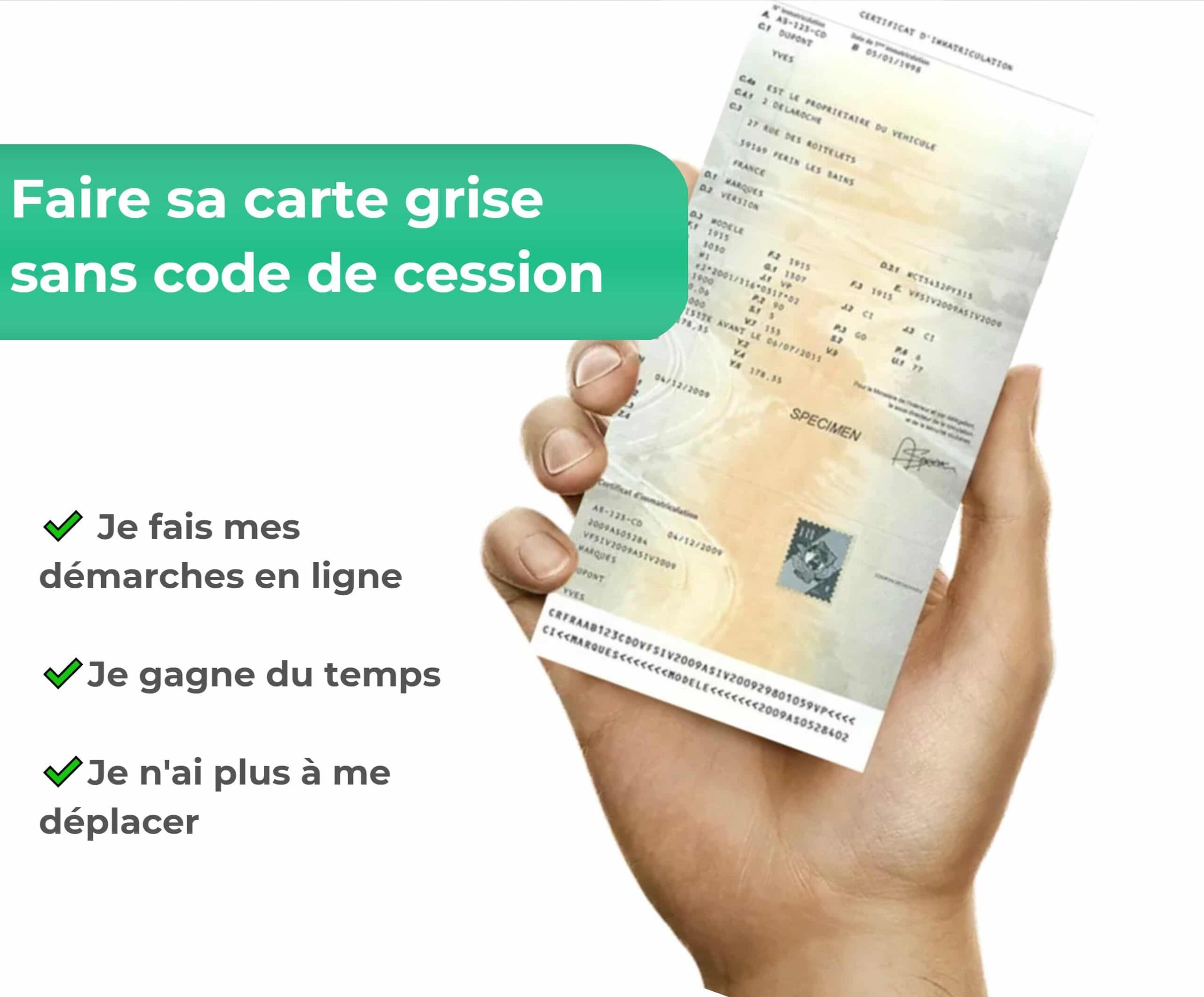 obtenez votre carte grise facilement et rapidement grâce à notre service en ligne. simplifiez vos démarches administratives et bénéficiez d'un accompagnement personnalisé à chaque étape.