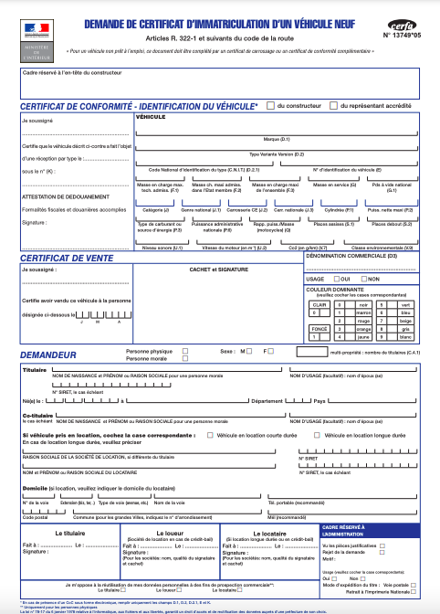 obtenez toutes les informations nécessaires sur le certificat d'immatriculation en france. découvrez les démarches, les documents requis et les délais pour immatriculer votre véhicule en toute simplicité.